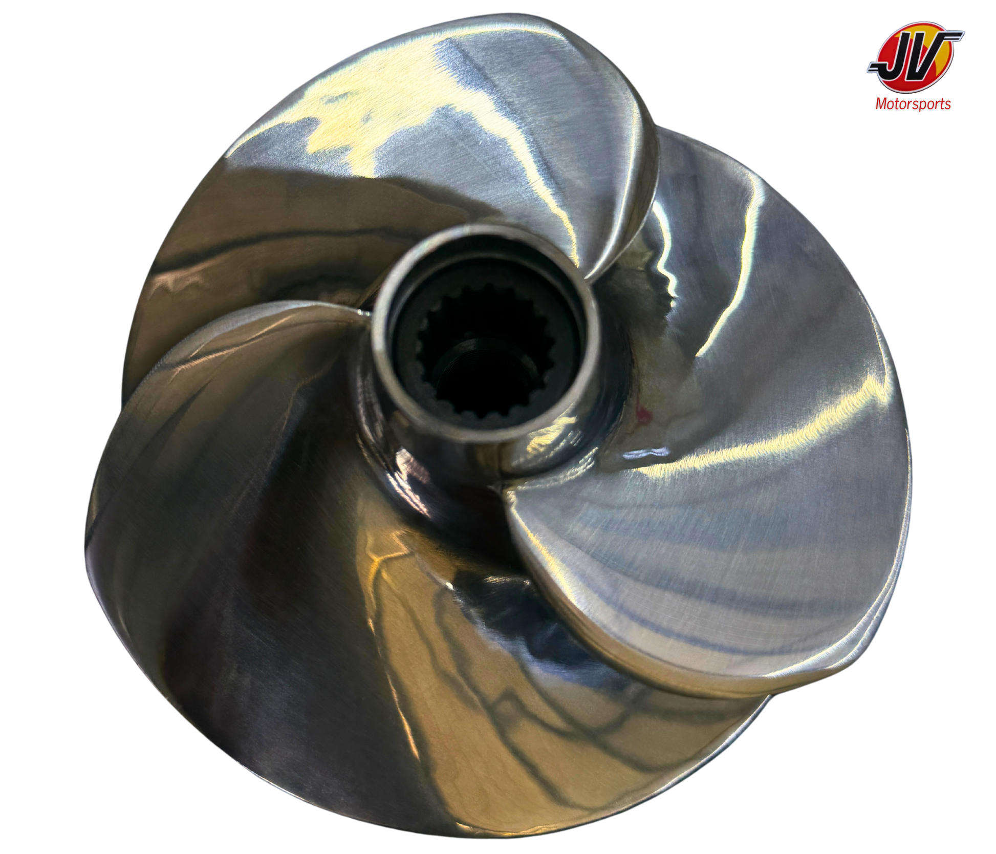 Polished Stainless Steel PWC Impeller – Fits Sea-Doo Spark - 140mm - 12/17