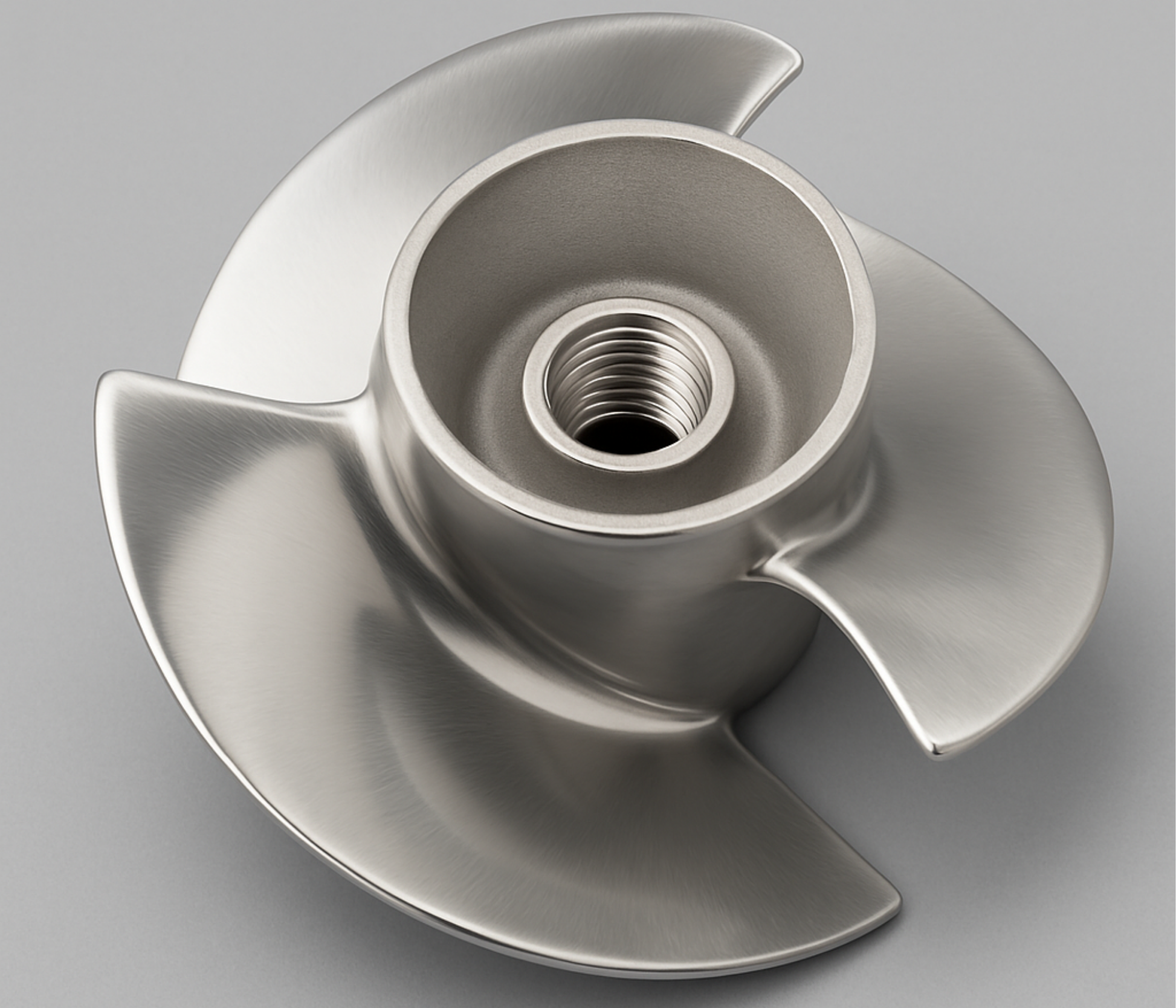 Polished Stainless Steel PWC Impeller